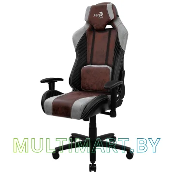Кресло компьютерное AeroCool Baron Burgundy Red (черный/красный)